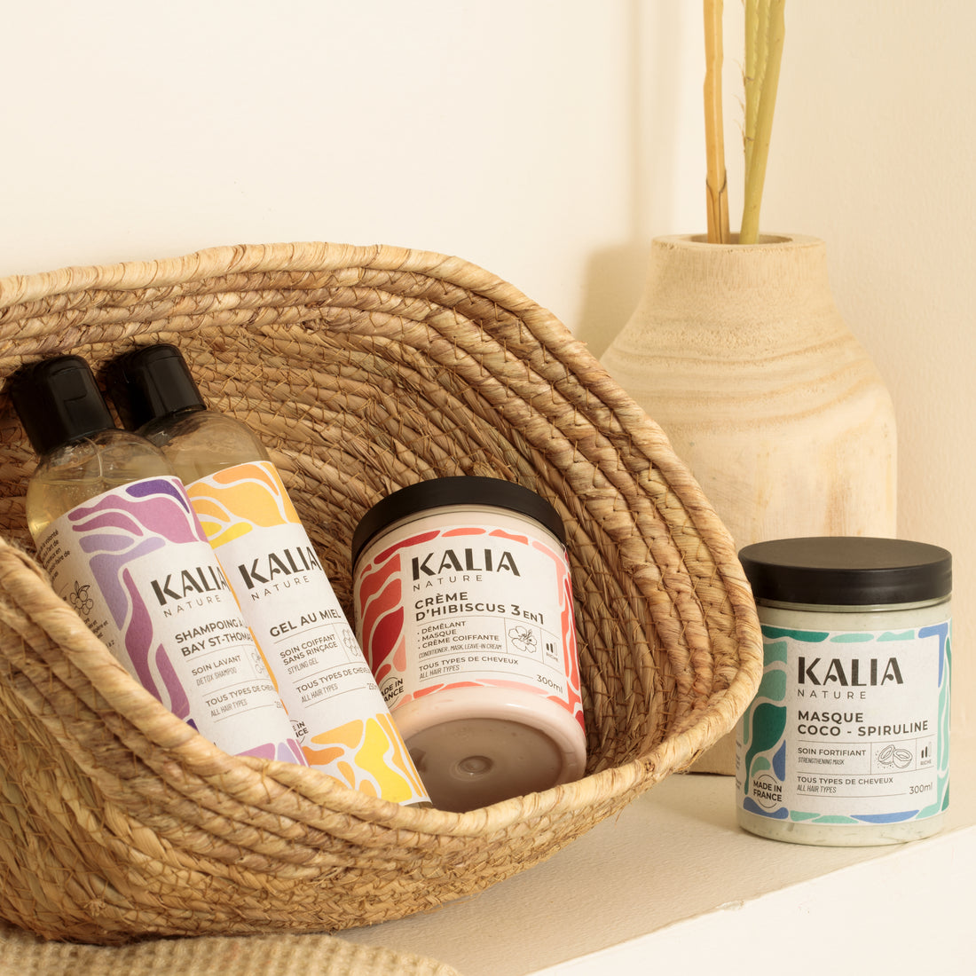 4 produits kalia nature
