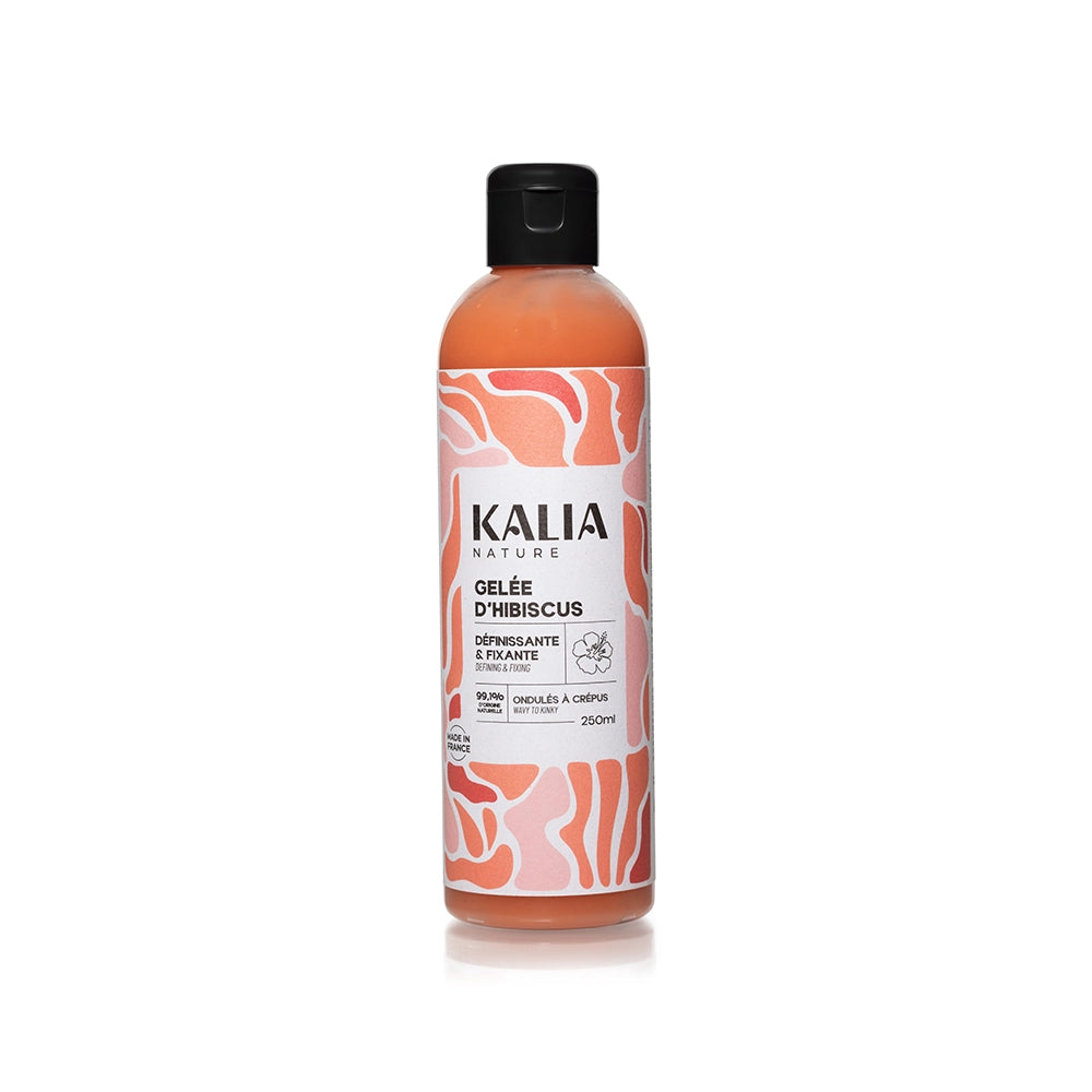Gelée d’Hibiscus Kalia Nature – soin léger pour définir les boucles, hydrater et apporter de la brillance aux cheveux texturés.