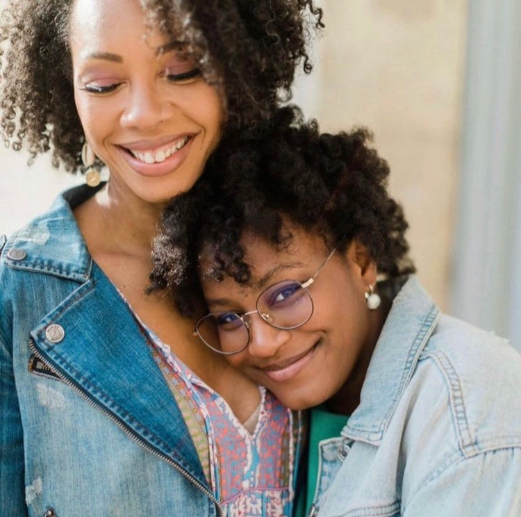 photo de sandrine et sa fille neela
