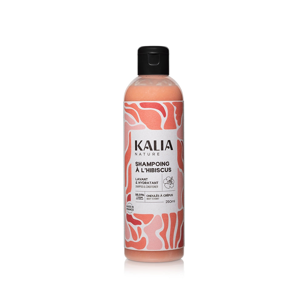 produit kalia nature, shampoing à l'hibiscus