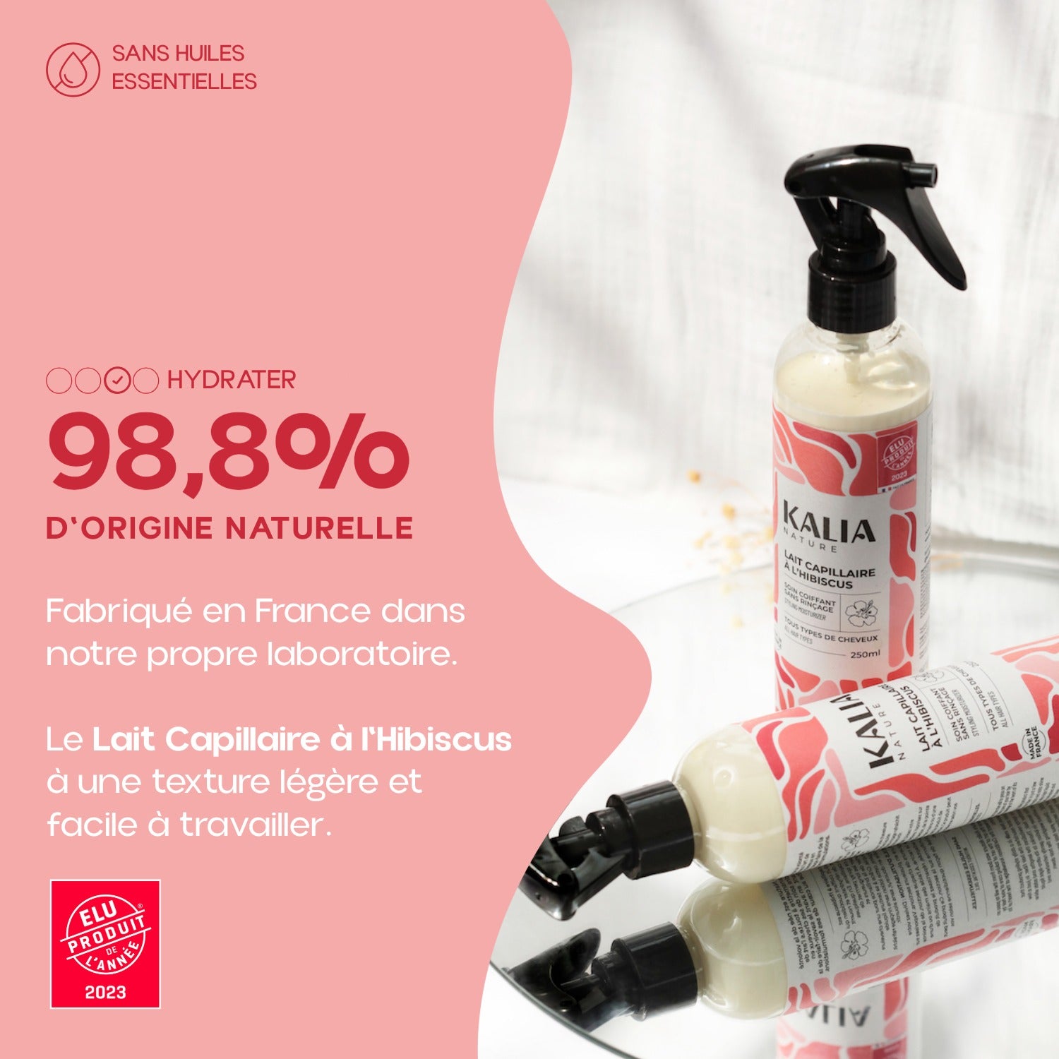 Lait Capillaire à l'Hibiscus