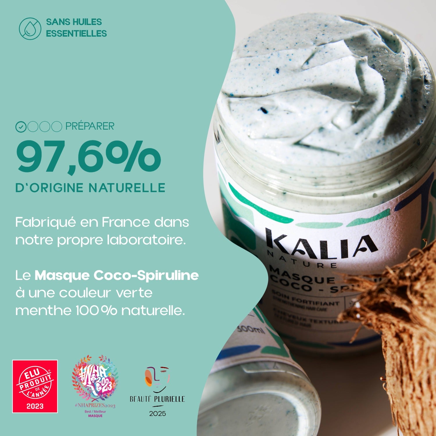 Masque Coco-Spiruline