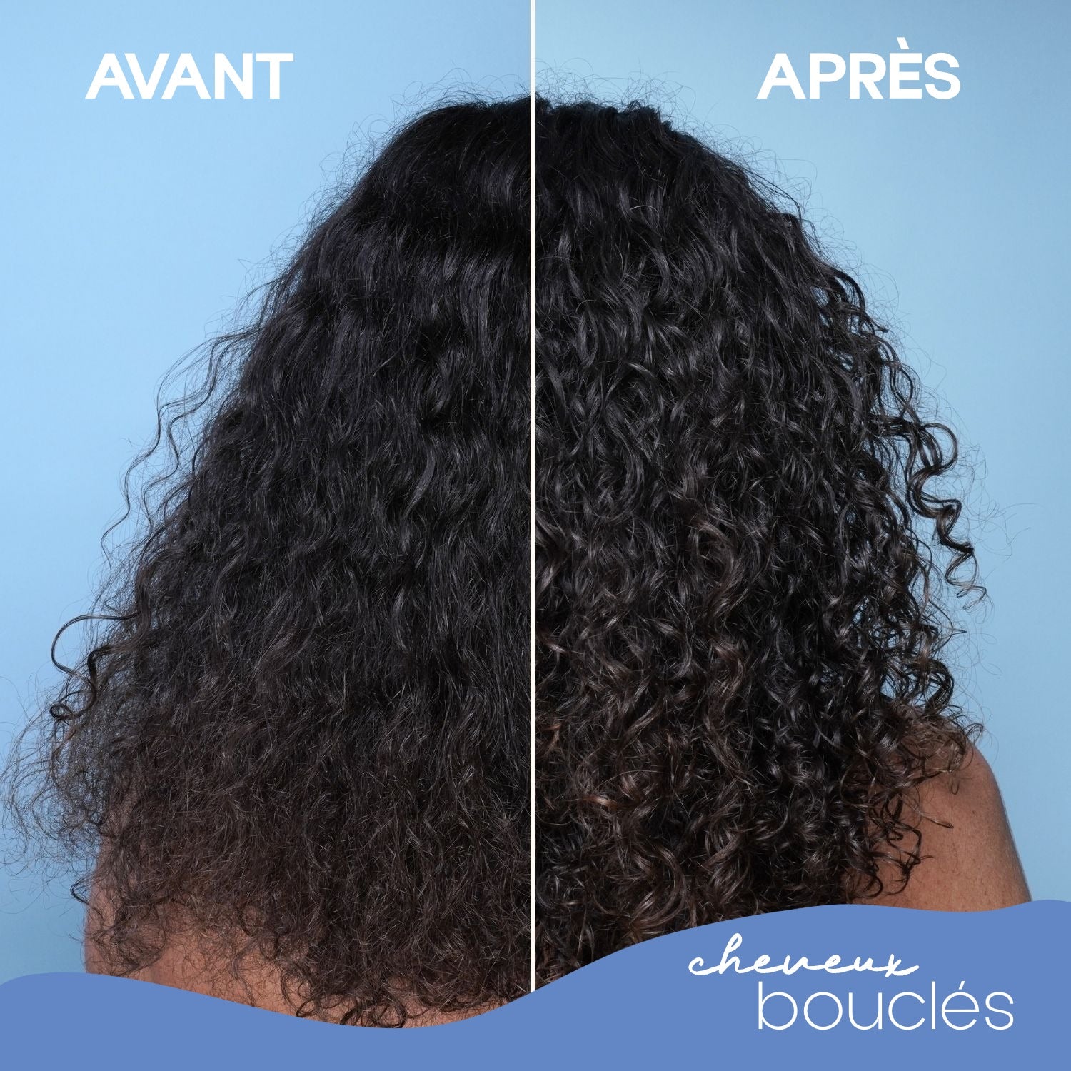 Routine cheveux bouclés