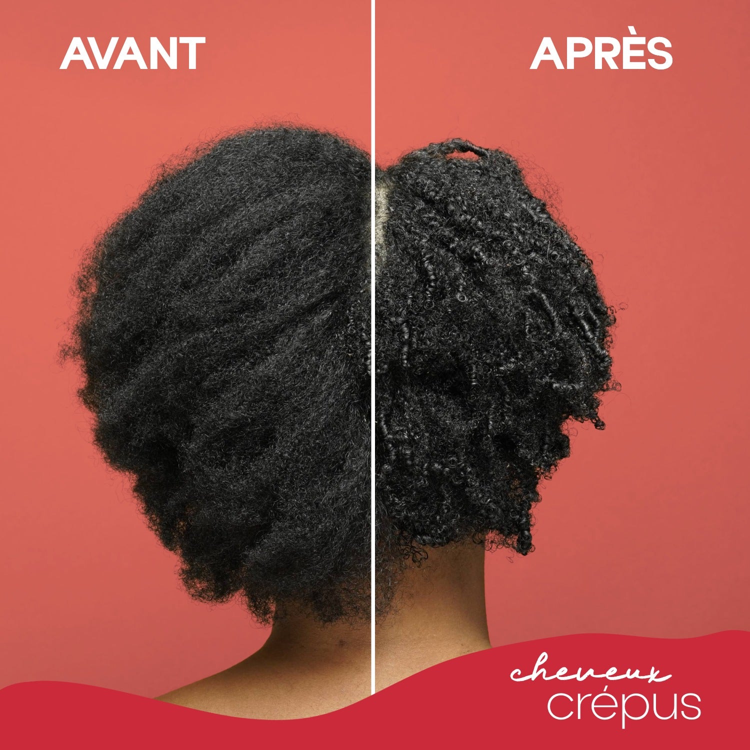 Routine cheveux crépus