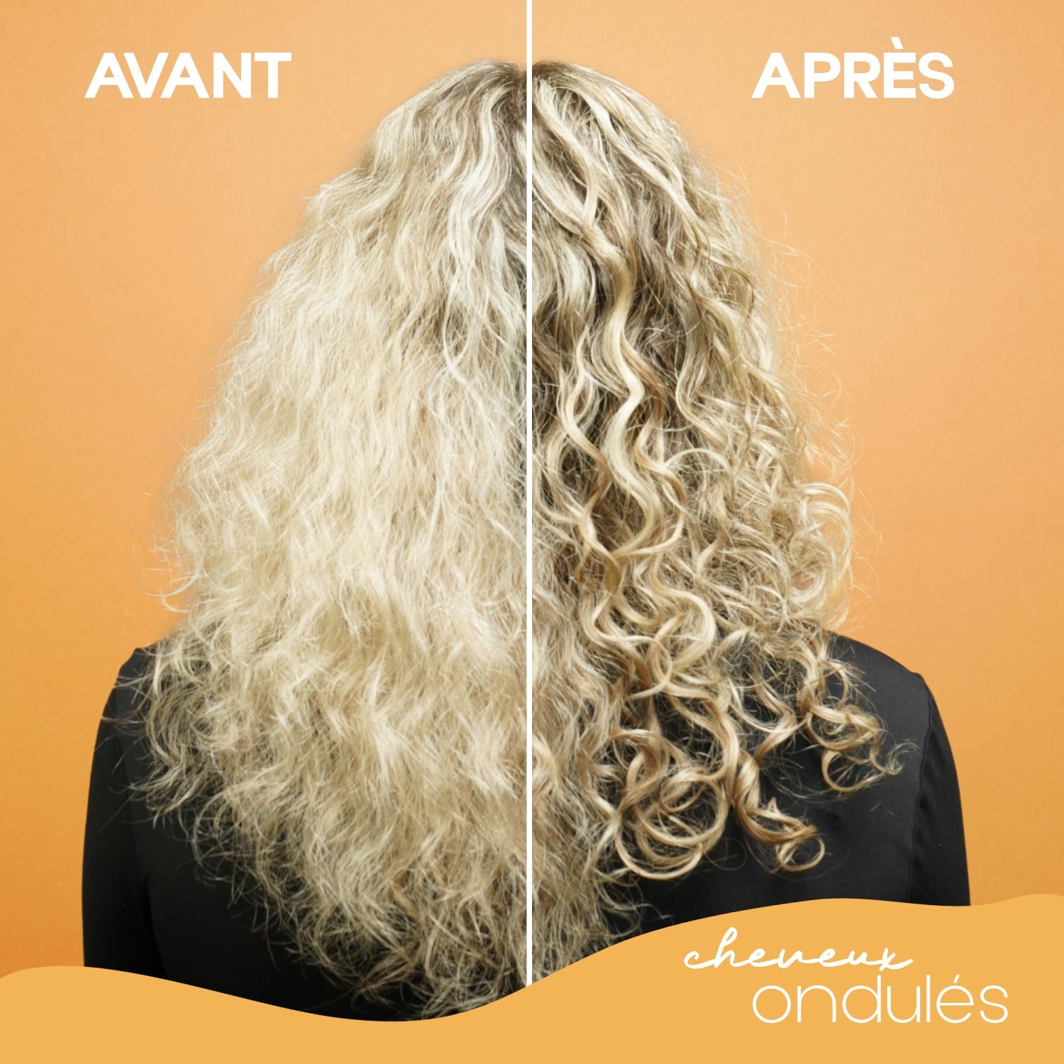 Routine cheveux ondulés