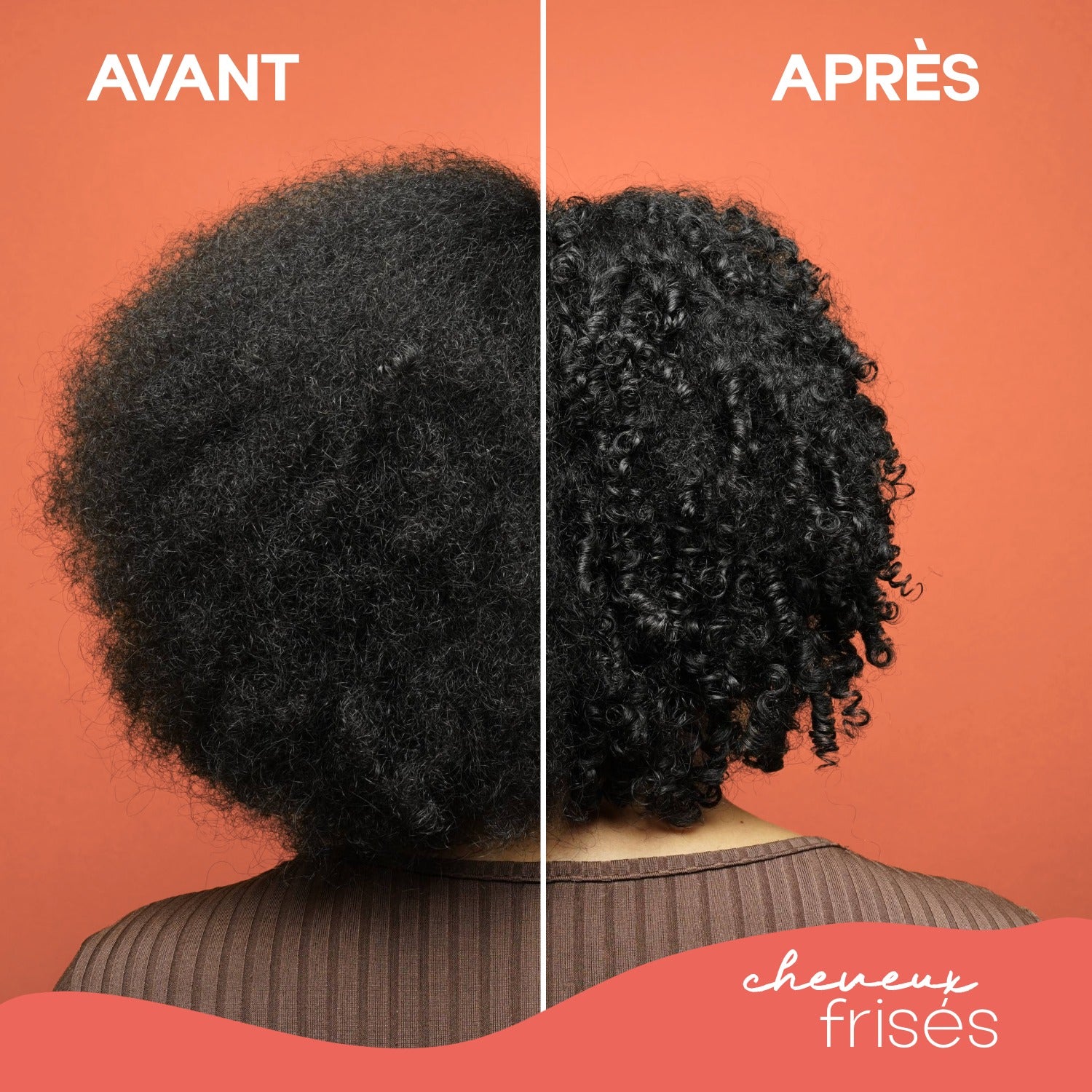 Routine cheveux frisés