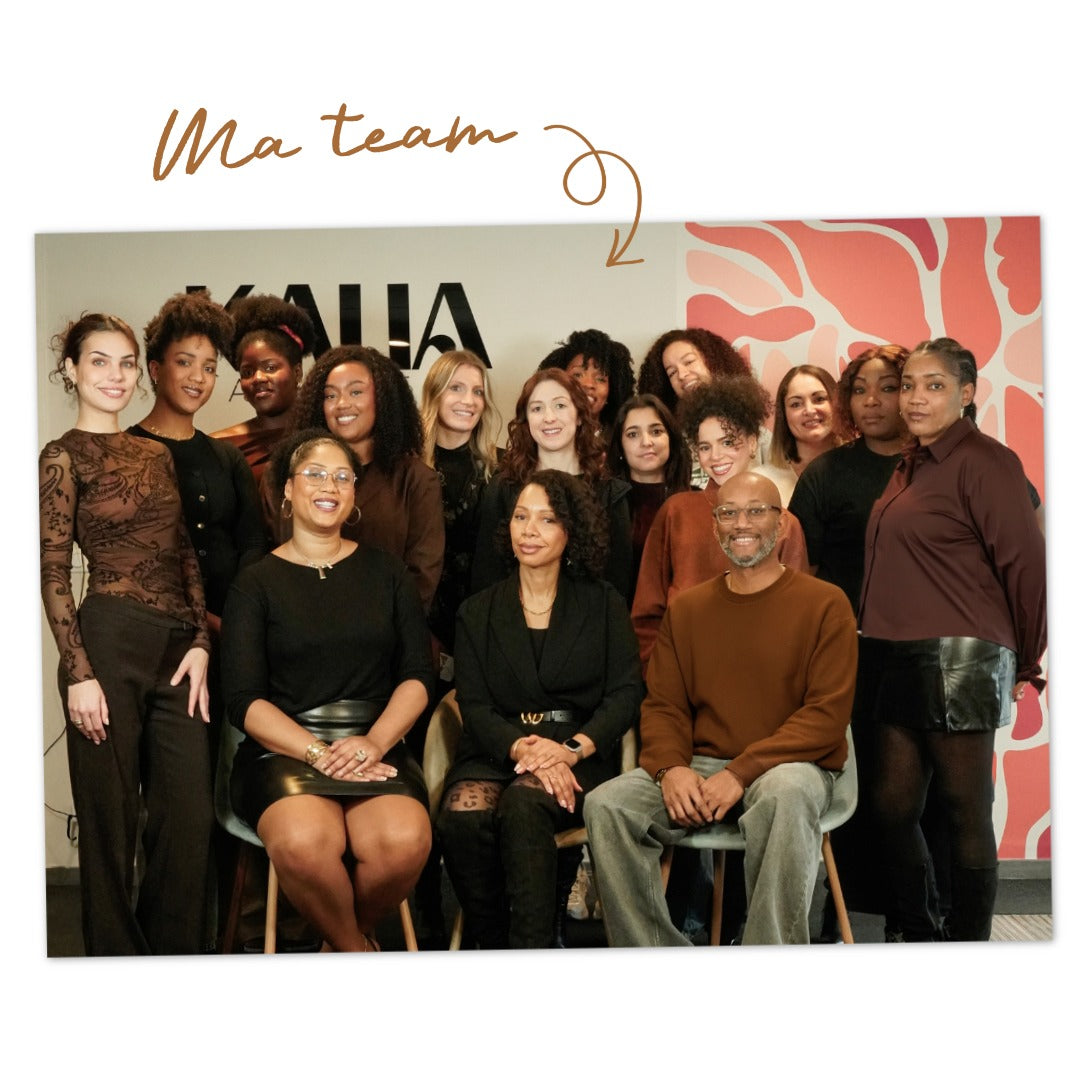 Photo d'équipe des employés de Kalia Nature en 2025