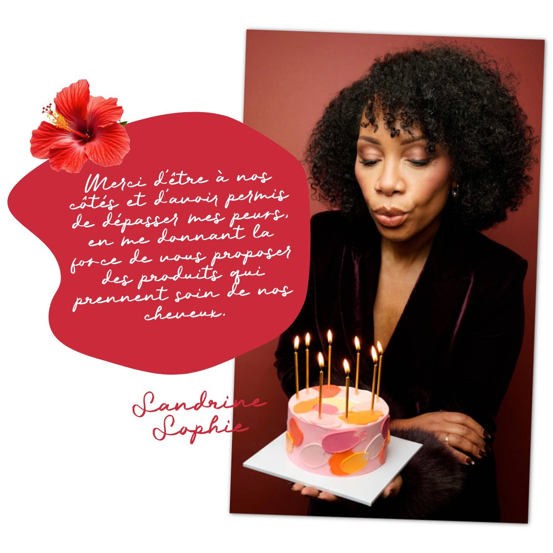 La fondatrice qui souffle les bougies 10 ans de Kalia Nature