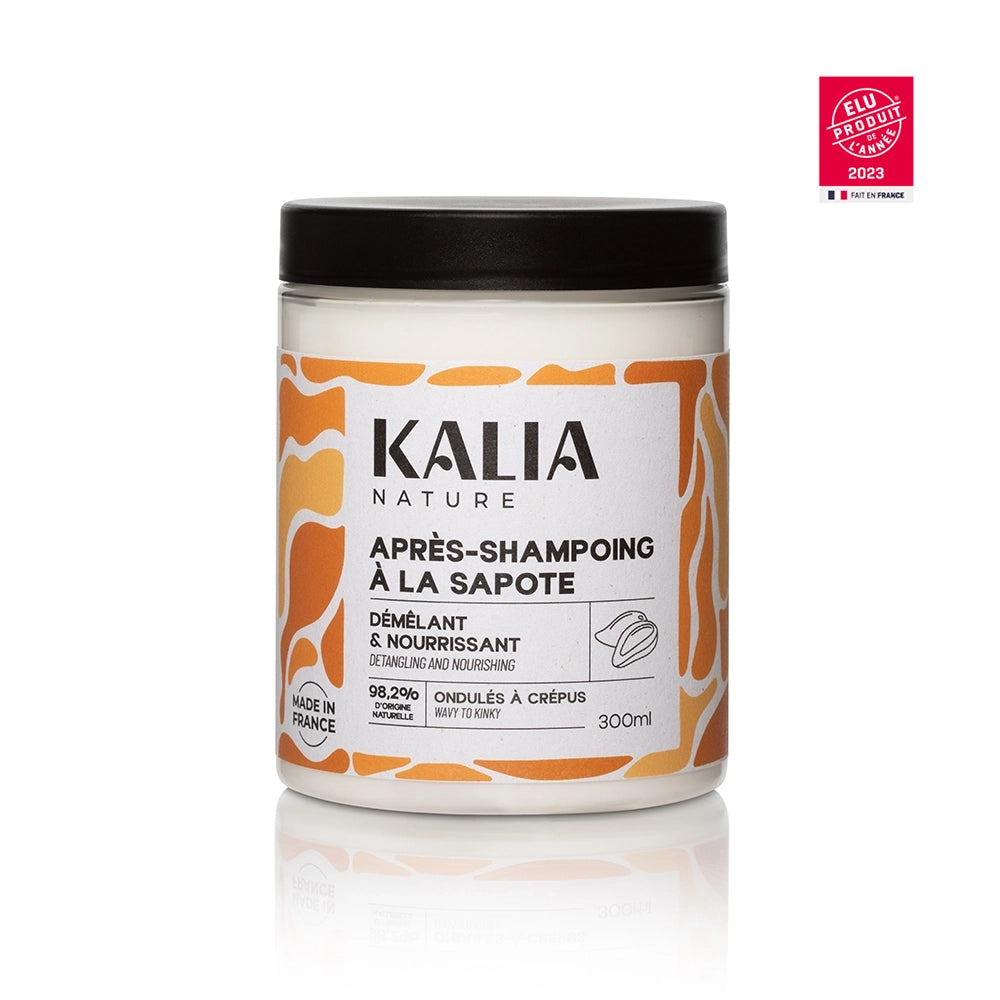 Après-Shampoing à la Sapote Kalia Nature – soin crémeux et nourrissant pour des cheveux doux et faciles à démêler.