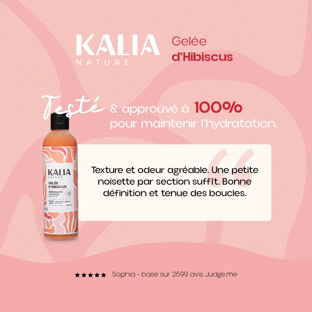 avis client sur le produit gelée d'hibiscus : approuvé à 100% pour maintenir l'hydratation