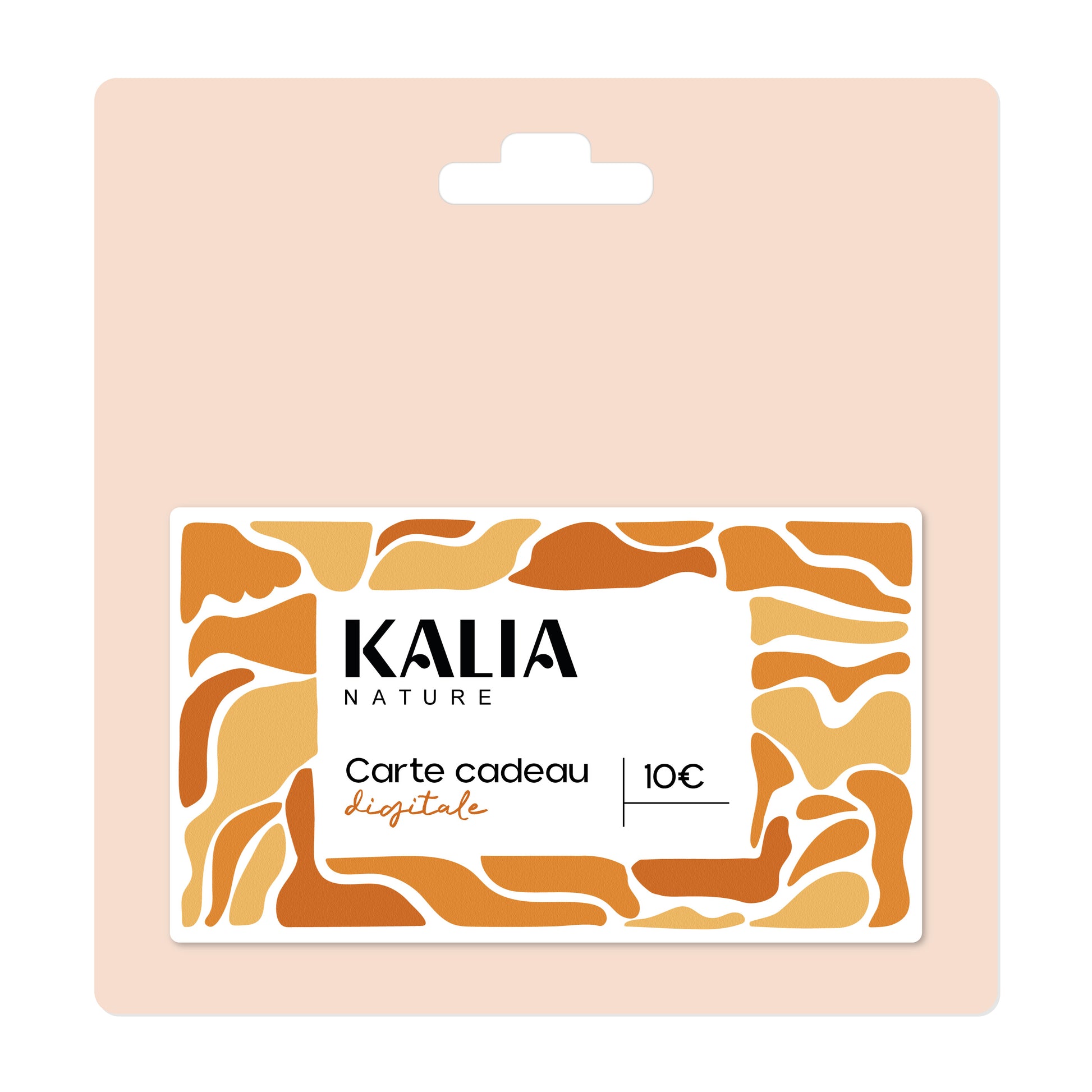 carte cadeau digitale Kalia Nature de 10€