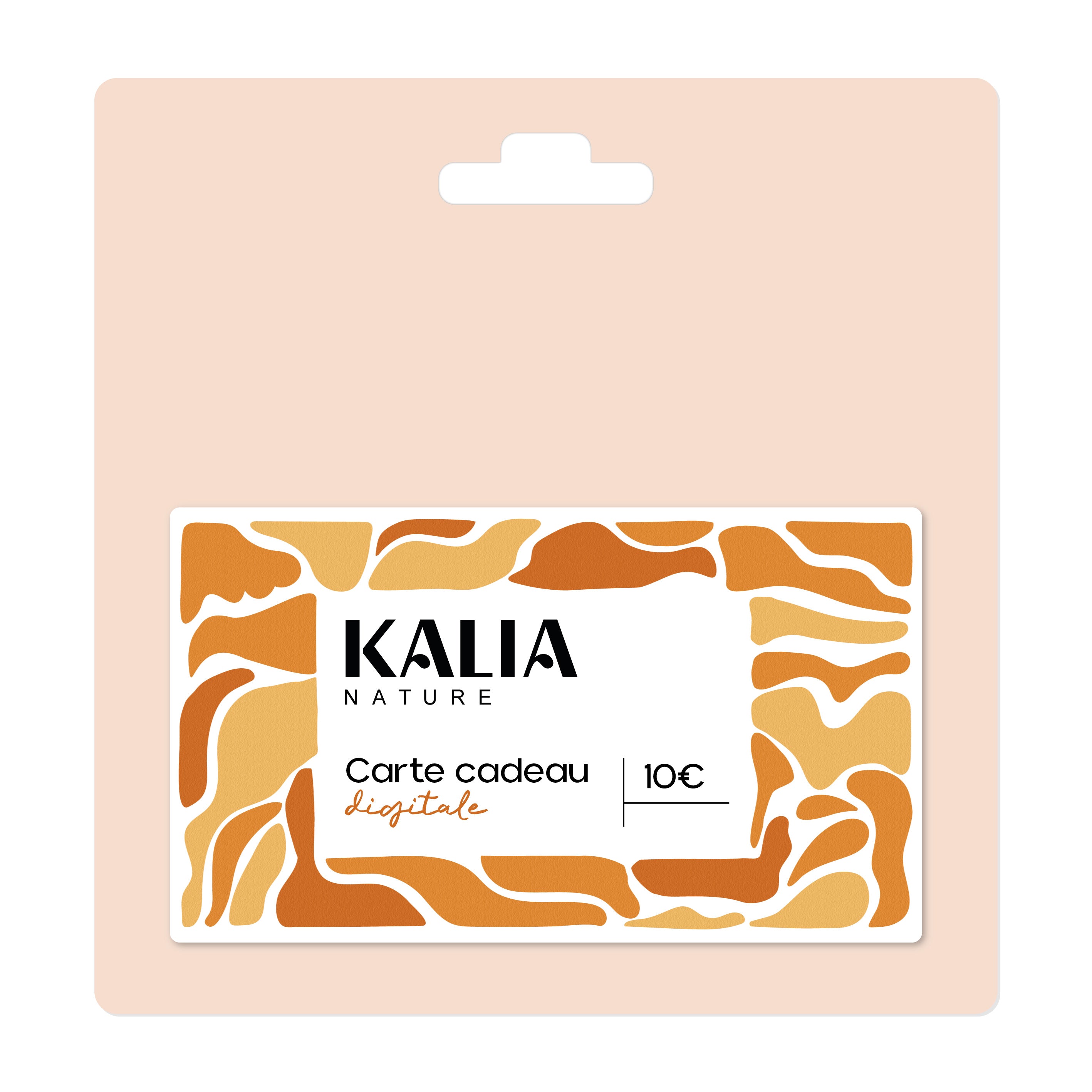 carte cadeau digitale Kalia Nature de 10€