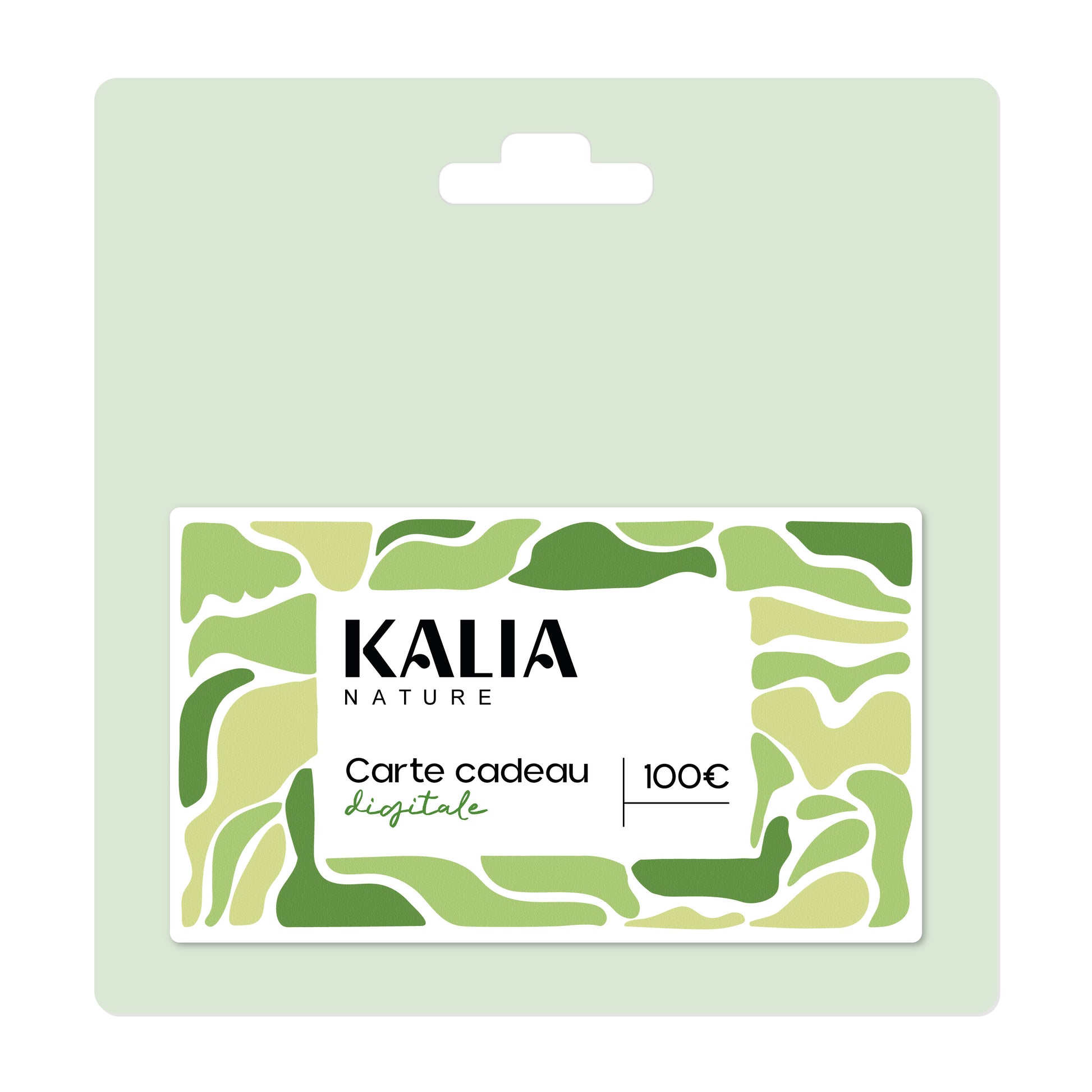 carte cadeau digitale Kalia Nature de 100€