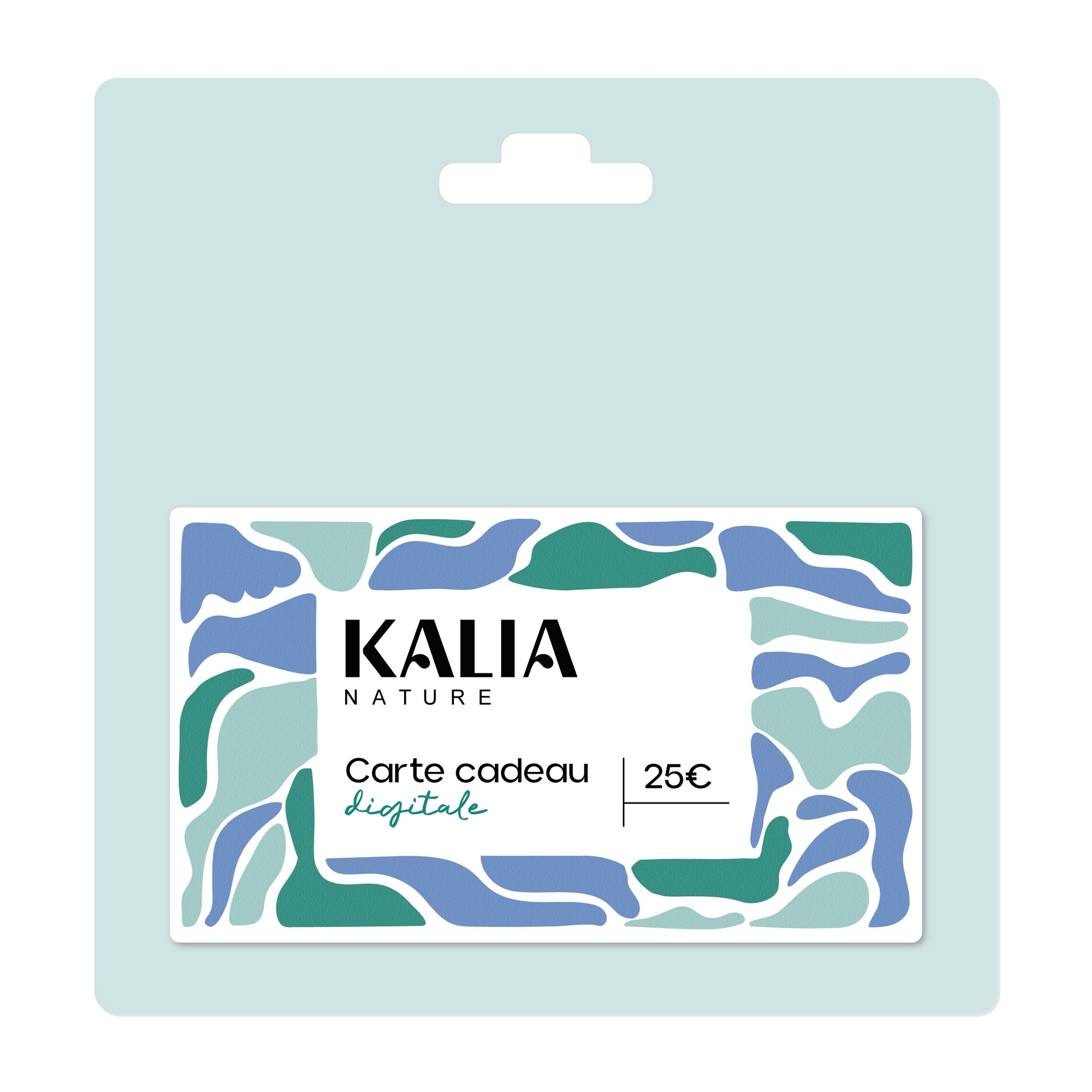 carte cadeau digitale Kalia Nature de 25€