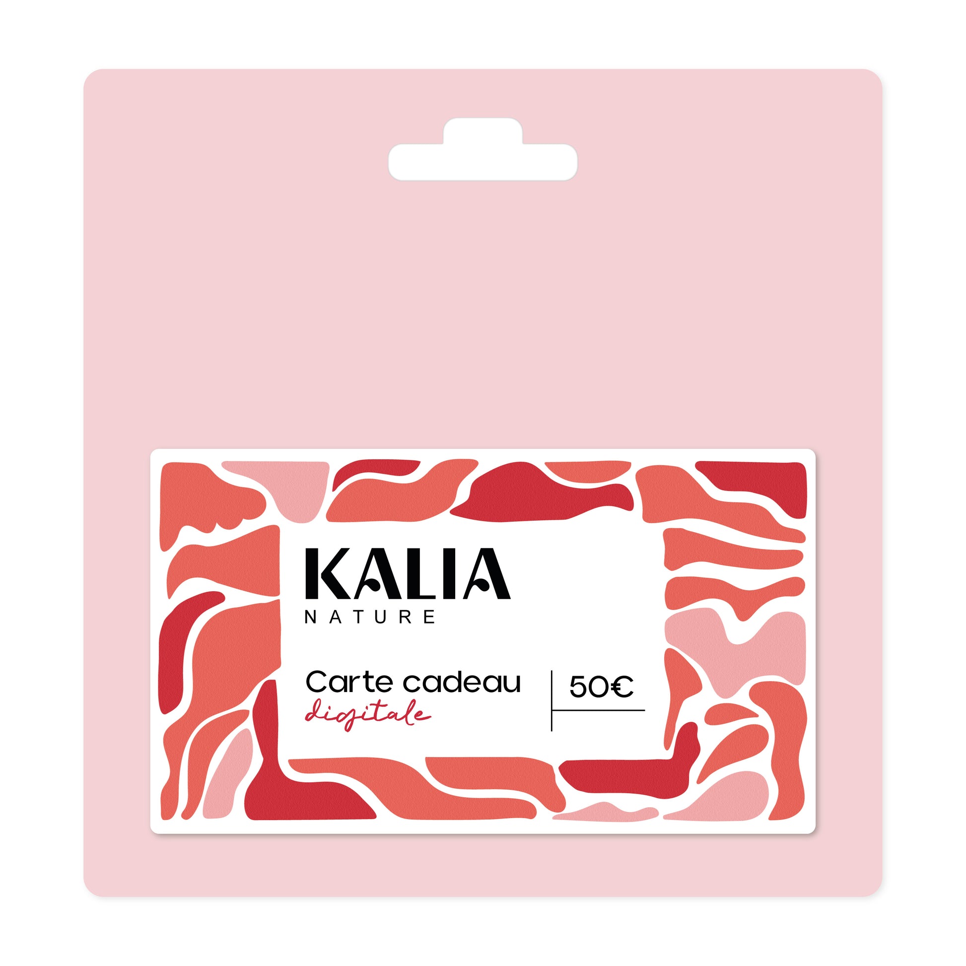 carte cadeau digitale Kalia Nature de 50€