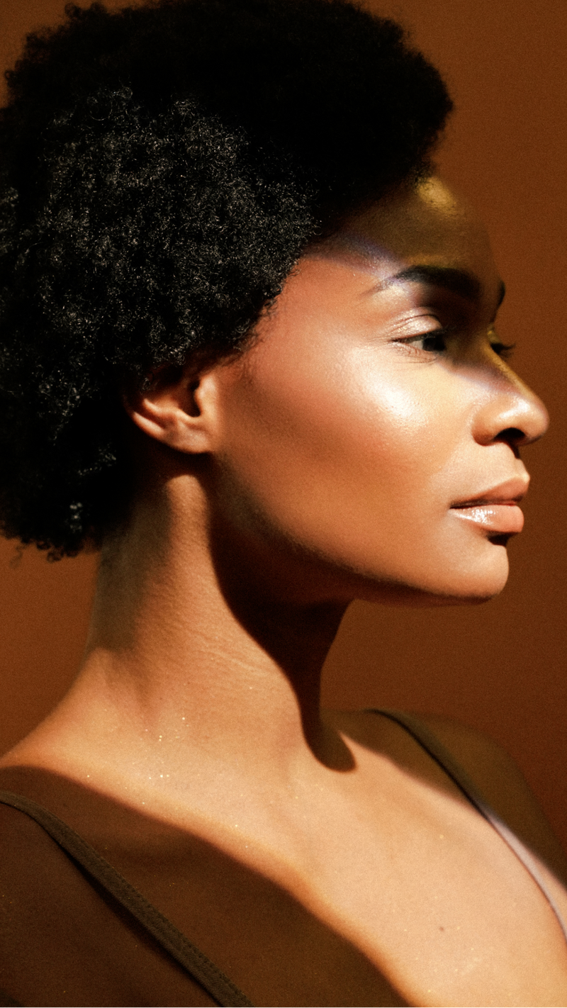 model cheveux crépus