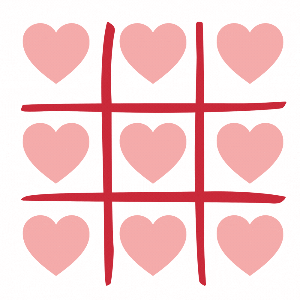 Photo animée des sprays à eau, disposés comme les pions du jeu morpion.